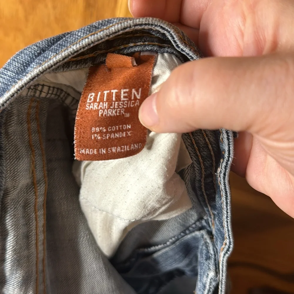Bitten by Sarah Jessica Parker Skinny Jeans Size 14R - Picture 4 of 5